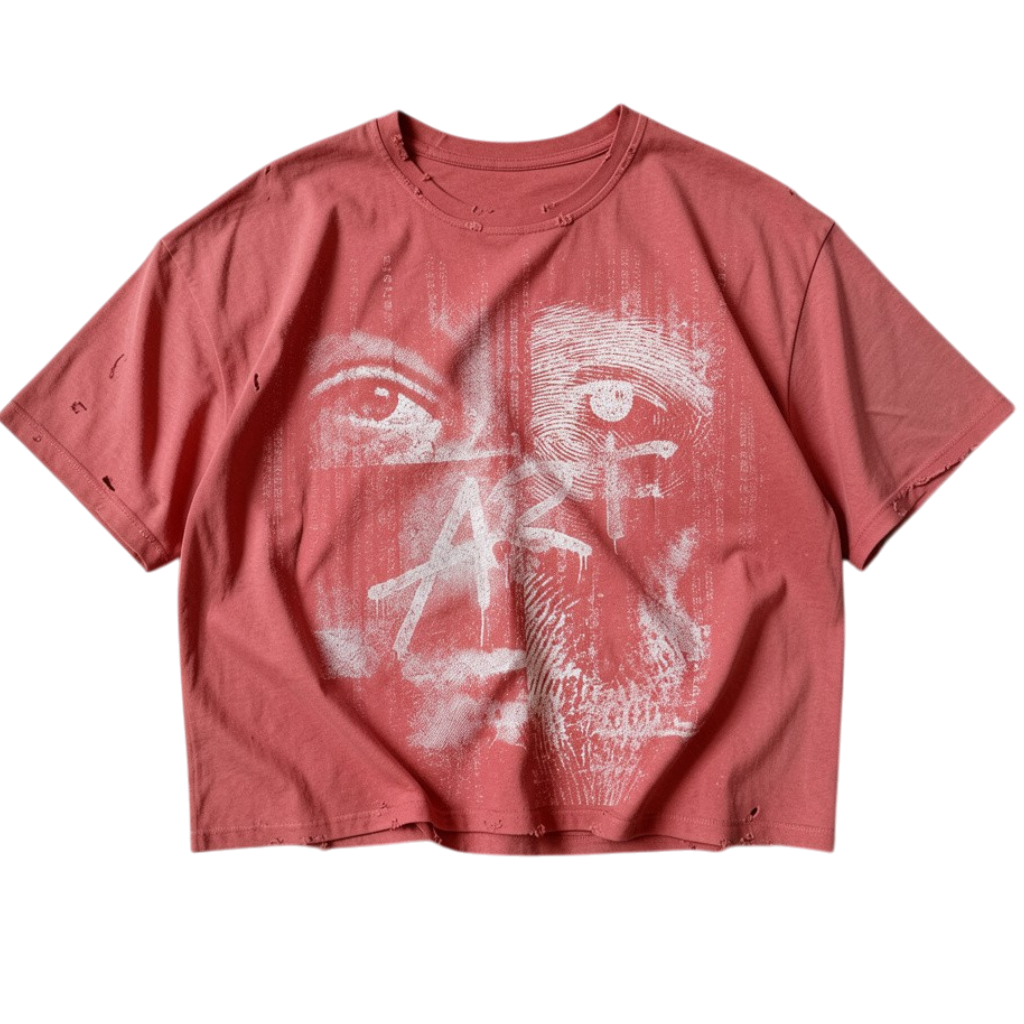 'ART?' DISTRESSED BOXY TEE
